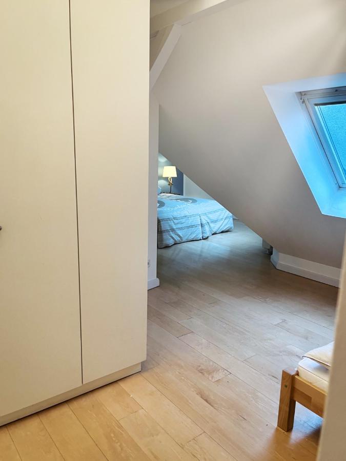 Loft-Panoramablick-Hafen & Elbe! Appartement Hamburg-Harburg Buitenkant foto