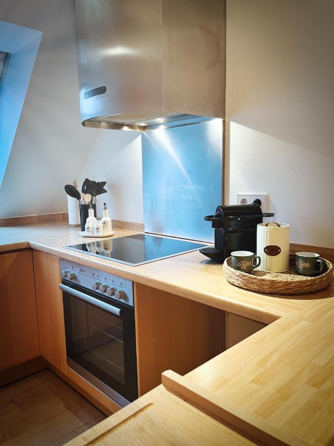 Loft-Panoramablick-Hafen & Elbe! Appartement Hamburg-Harburg Buitenkant foto